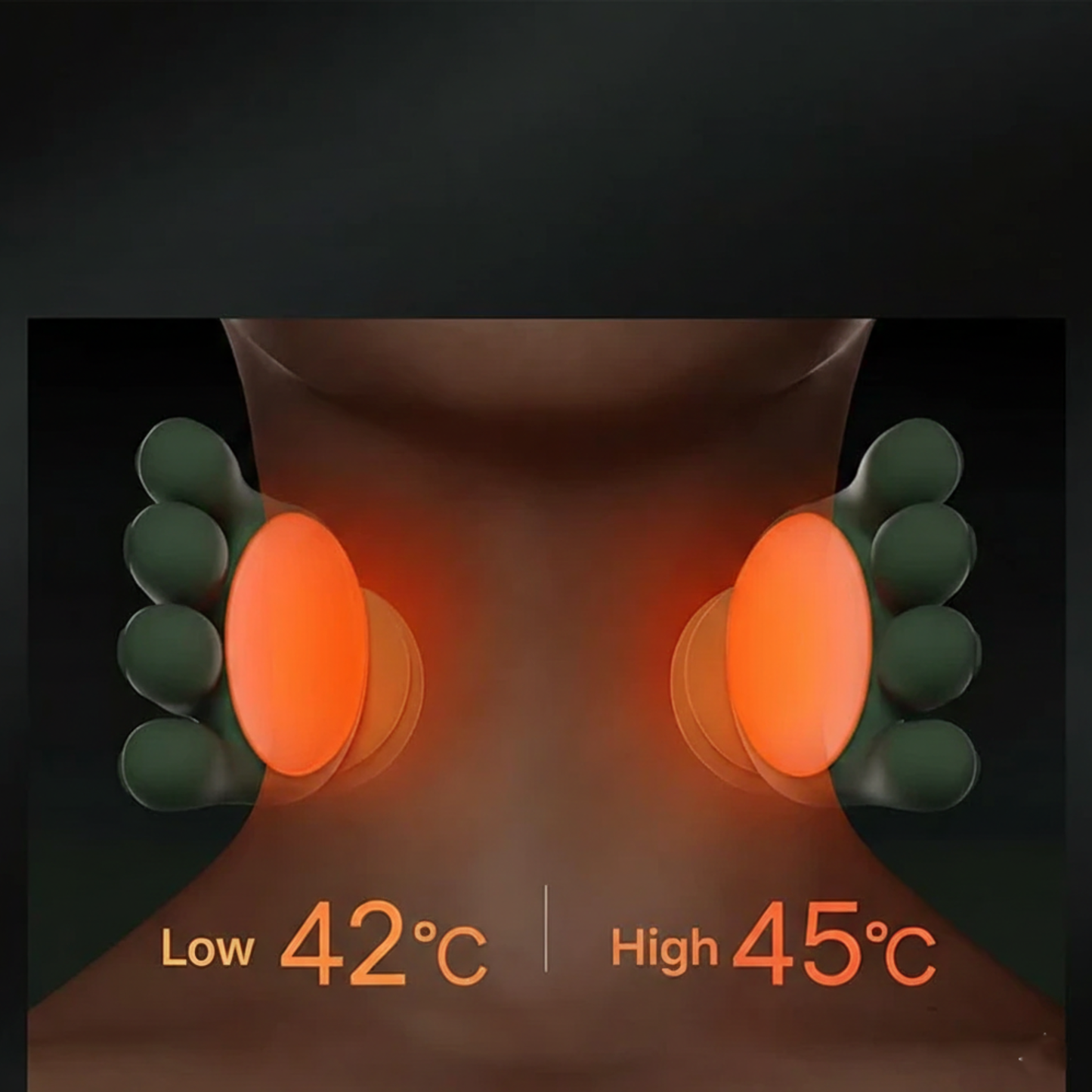 Bionic neck and shoulder massager