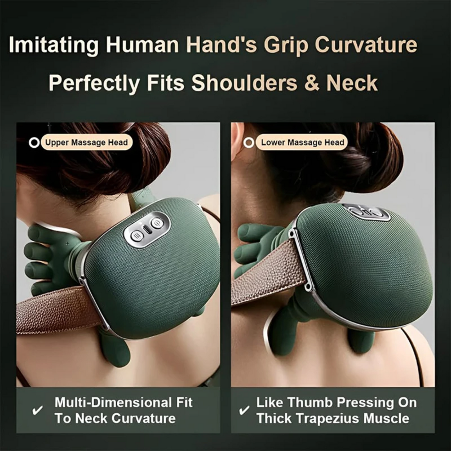Bionic neck and shoulder massager